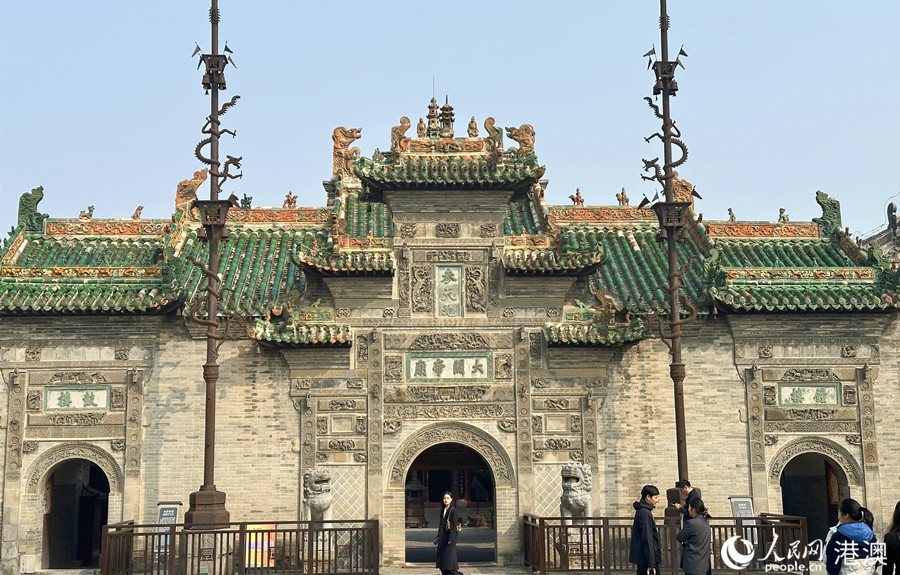 亳州花戲樓。人民網(wǎng) 吳宇揚(yáng)揚(yáng)攝