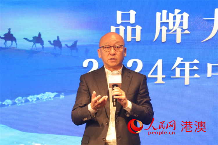圖4.國家文化科技創(chuàng)新服務(wù)聯(lián)盟主席代旭致辭。人民網(wǎng) 陳曉琳 攝