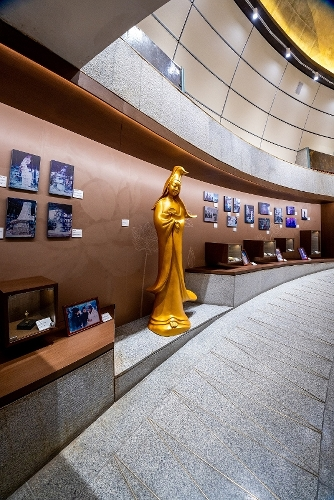 圖為觀音蓮花苑內(nèi)部展示展覽空間。澳門特區(qū)文化局供圖