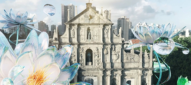 澳門國際幻彩大巡游活動、澳門藝術節(jié)、澳門國際音樂節(jié)、中葡文化藝術節(jié)……多元文藝盛事接連舉辦，中西文化交融的澳門，時時展現(xiàn)東方美，處處彰顯“國際范”。