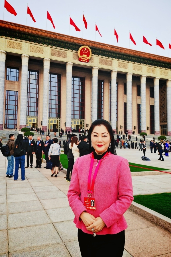 圖.全國(guó)政協(xié)委員、香港善德基金會(huì)主席董吳玲玲。受訪(fǎng)者供圖