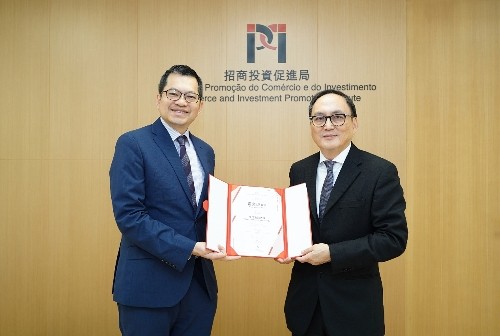 圖為澳門科大醫(yī)院、澳門科技大學(xué)醫(yī)學(xué)院院長(zhǎng)霍文遜應(yīng)邀擔(dān)任“澳門會(huì)議大使”。（澳門特區(qū)招商投資促進(jìn)局供圖）