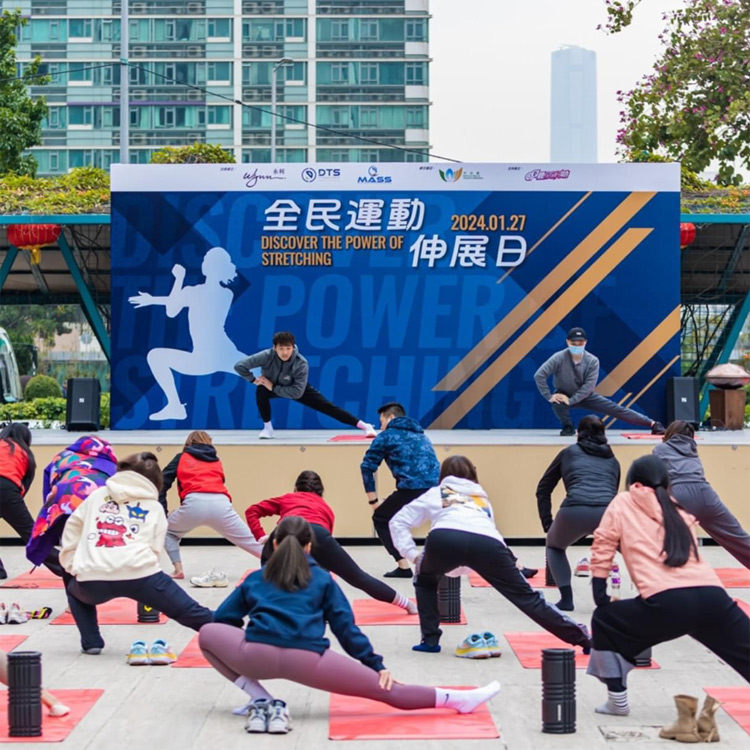 健康企業(yè)舉辦健康促進活動。主辦方供圖