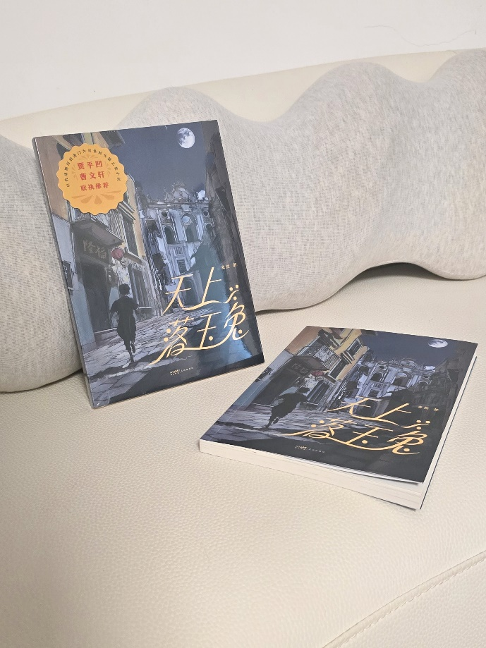 圖為小說(shuō)《天上落玉兔》。受訪者供圖