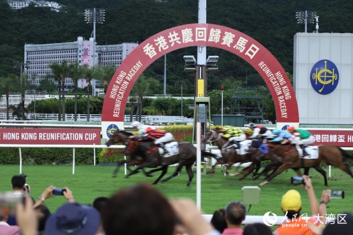 “香港回歸杯”賽事現(xiàn)場。人民網(wǎng) 吳宇揚揚攝