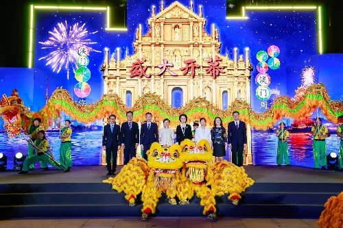 圖為“湖北?武漢澳門周”開幕式。澳門特區(qū)政府旅游局供圖