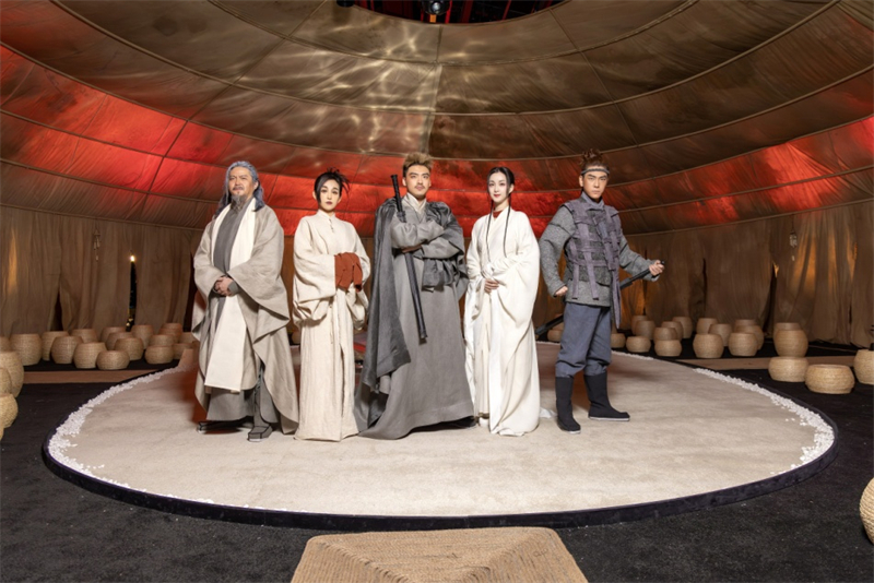 圖為人藝話劇《霸王別姬》劇照。主辦方供圖