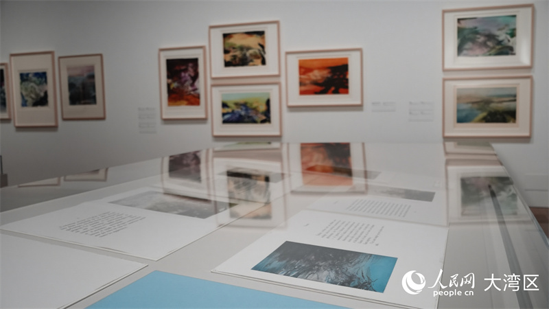 “趙無極：版藝匠心”展品。人民網(wǎng) 嚴(yán)小晶攝