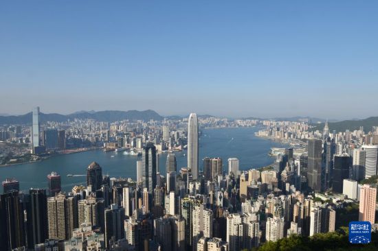 　　這是5月12日拍攝的香港城市風(fēng)光。新華社記者 陳鐸 攝